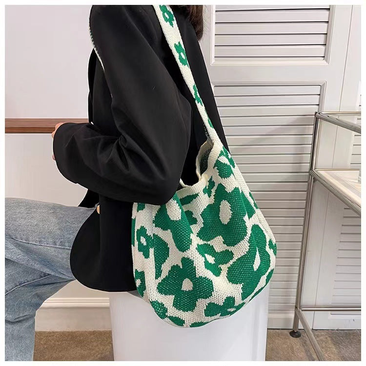 Women's Fashion Flower Bag Large Capacity