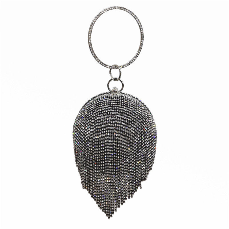 Fringed Beaded European And American Style Bag