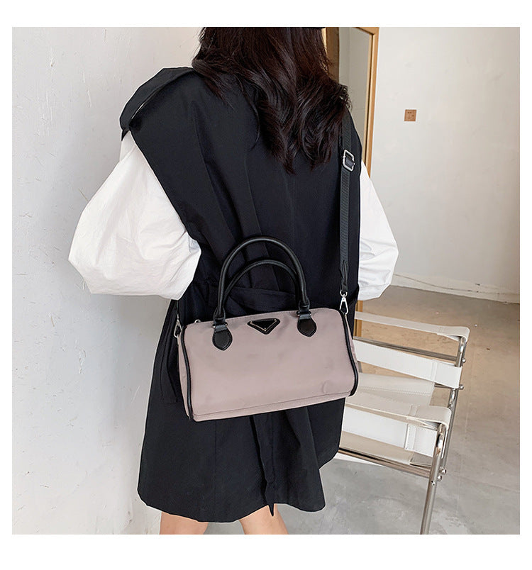 Canvas Boston bag shoulder bag
