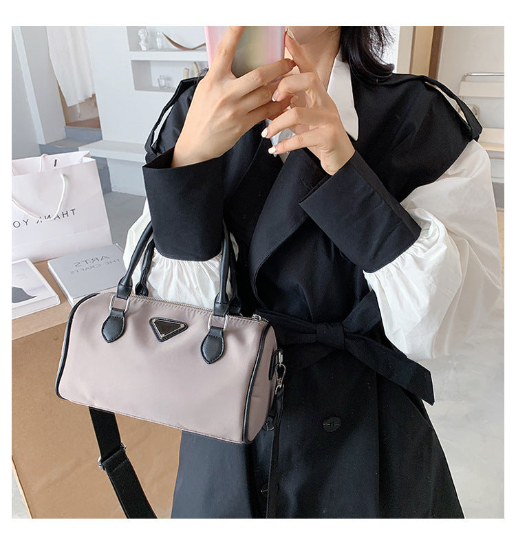Canvas Boston bag shoulder bag