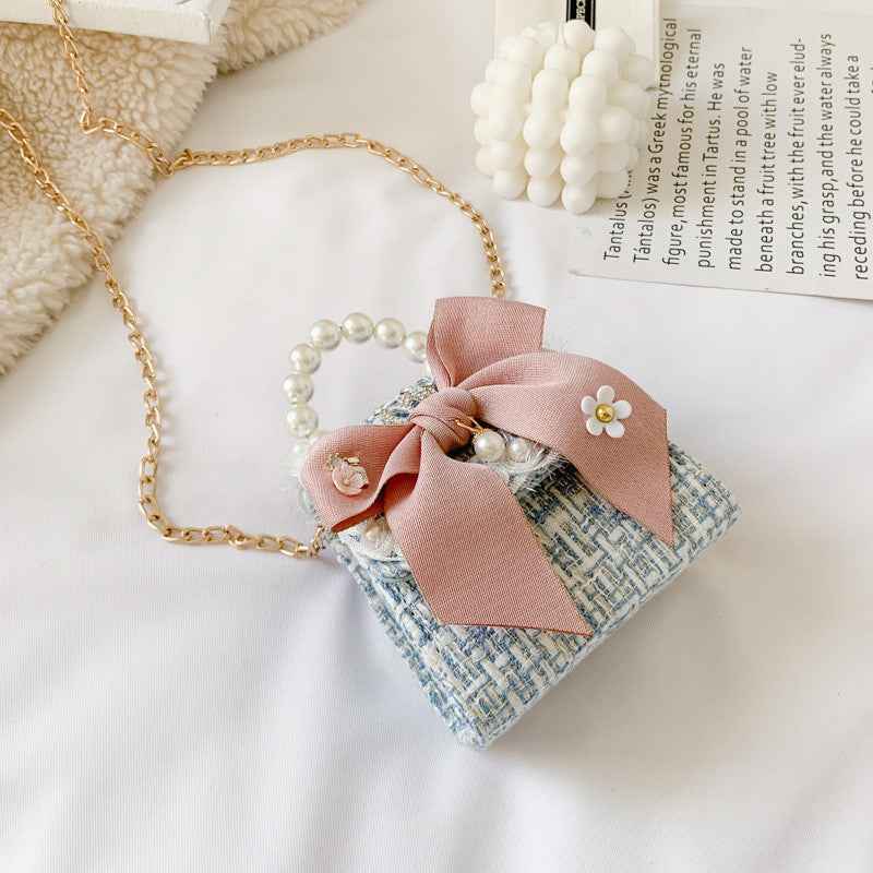 Fashion Small Fragrance Accessories Bag Chain Cute Flower Shoulder Bag