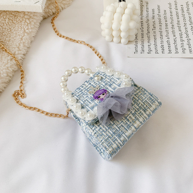 Fashion Small Fragrance Accessories Bag Chain Cute Flower Shoulder Bag