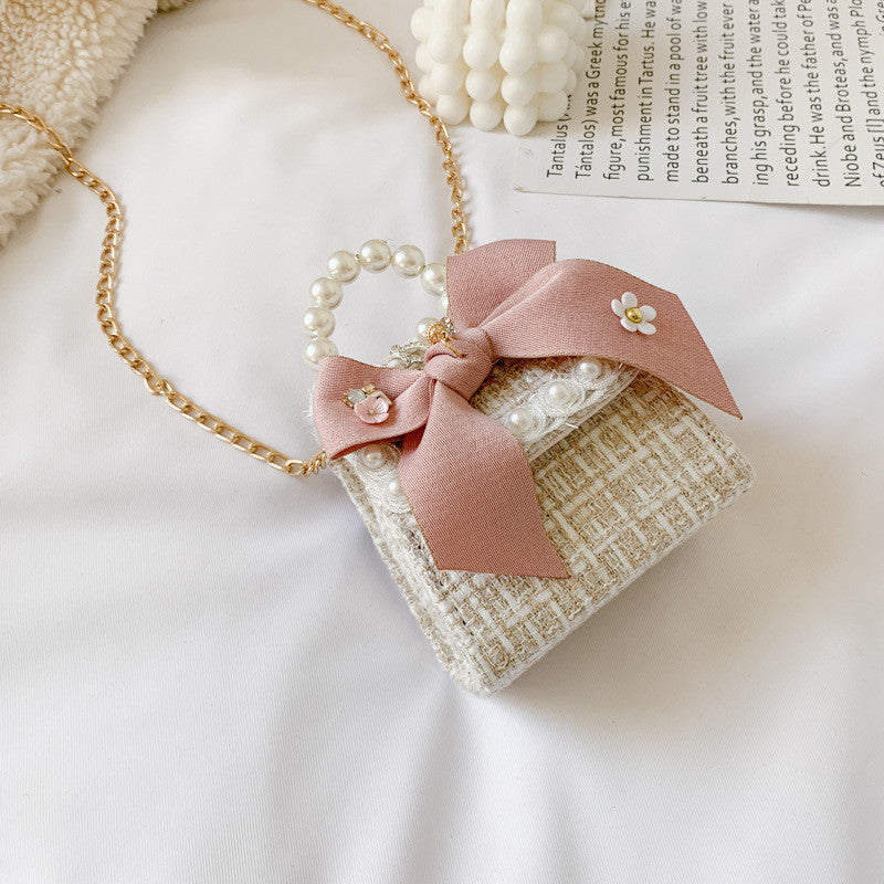 Fashion Small Fragrance Accessories Bag Chain Cute Flower Shoulder Bag