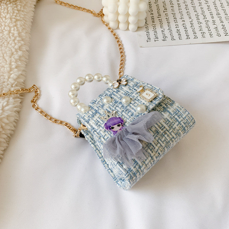 Fashion Small Fragrance Accessories Bag Chain Cute Flower Shoulder Bag