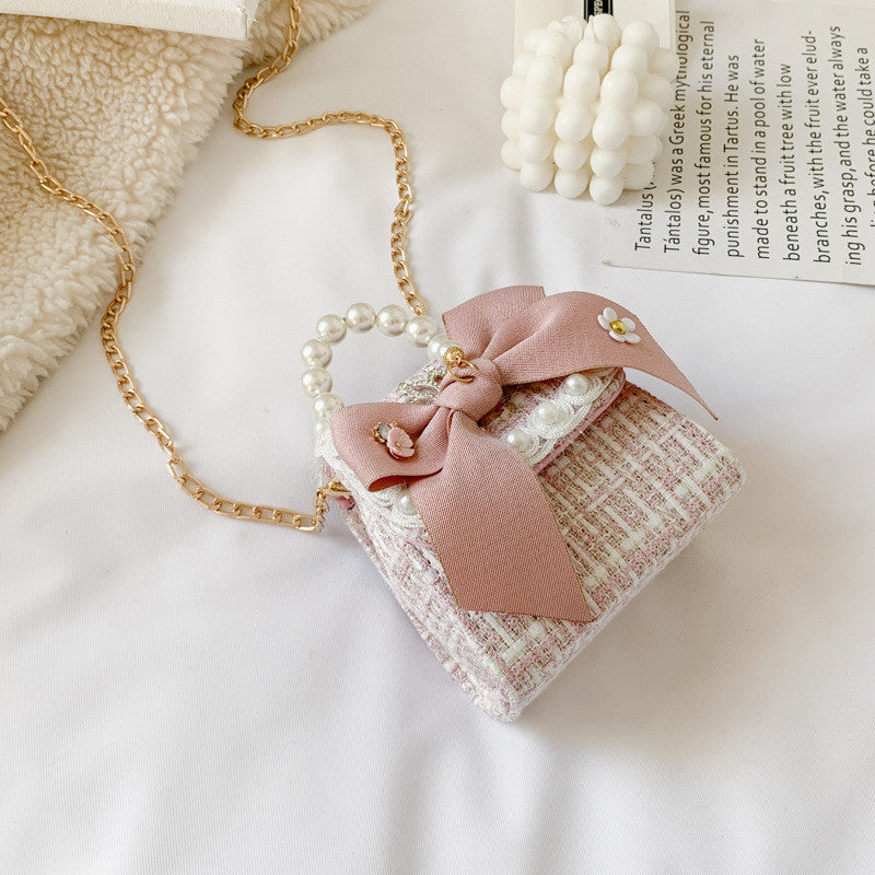 Fashion Small Fragrance Accessories Bag Chain Cute Flower Shoulder Bag