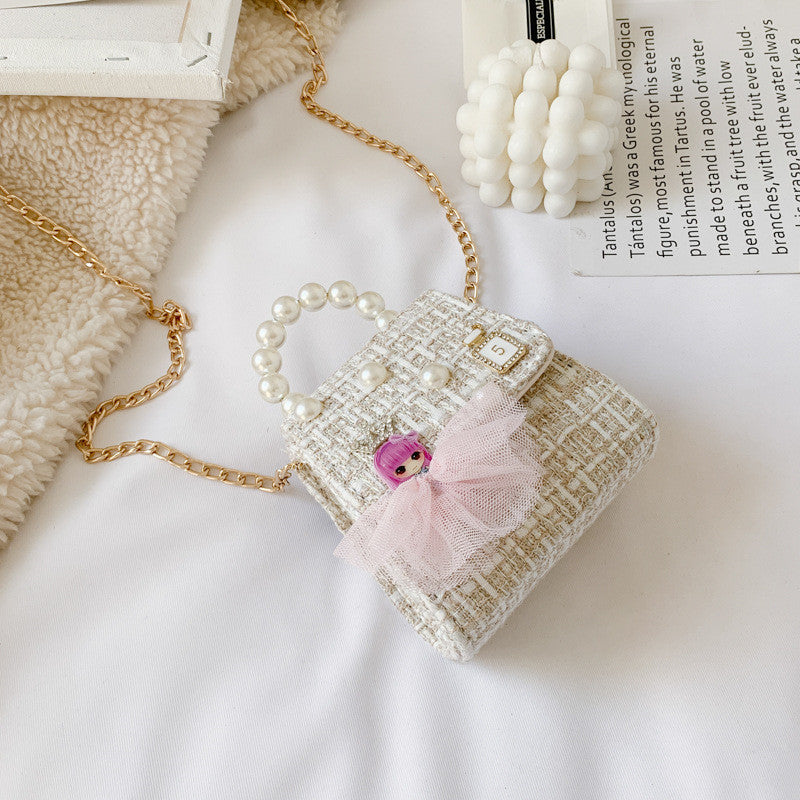 Fashion Small Fragrance Accessories Bag Chain Cute Flower Shoulder Bag