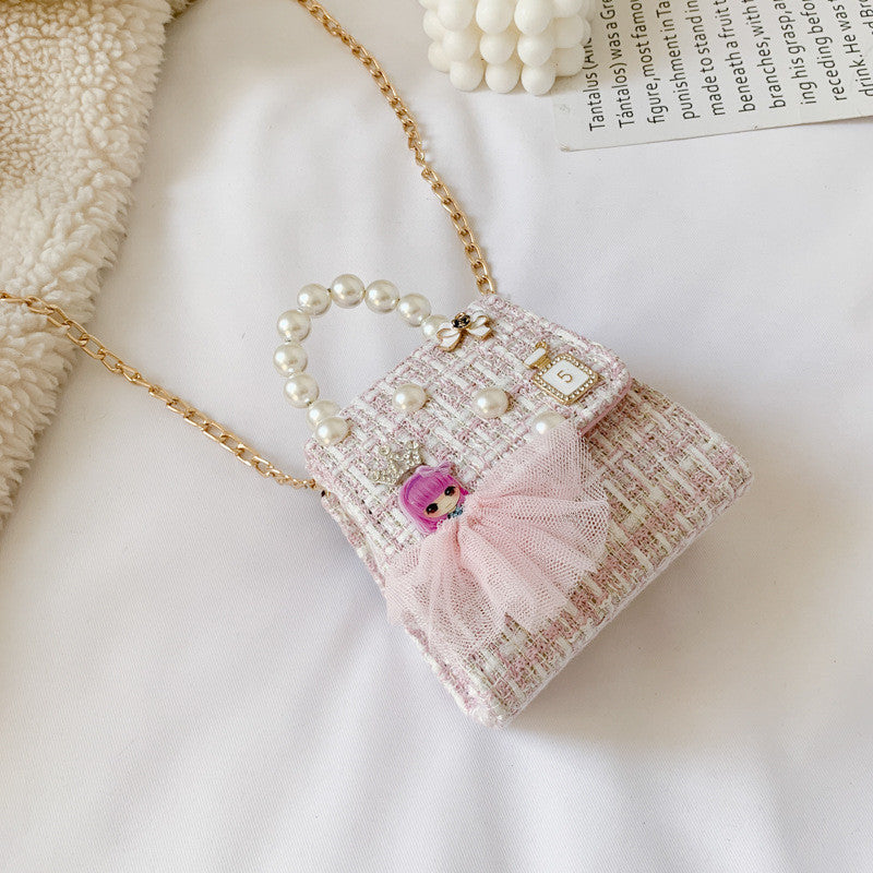 Fashion Small Fragrance Accessories Bag Chain Cute Flower Shoulder Bag