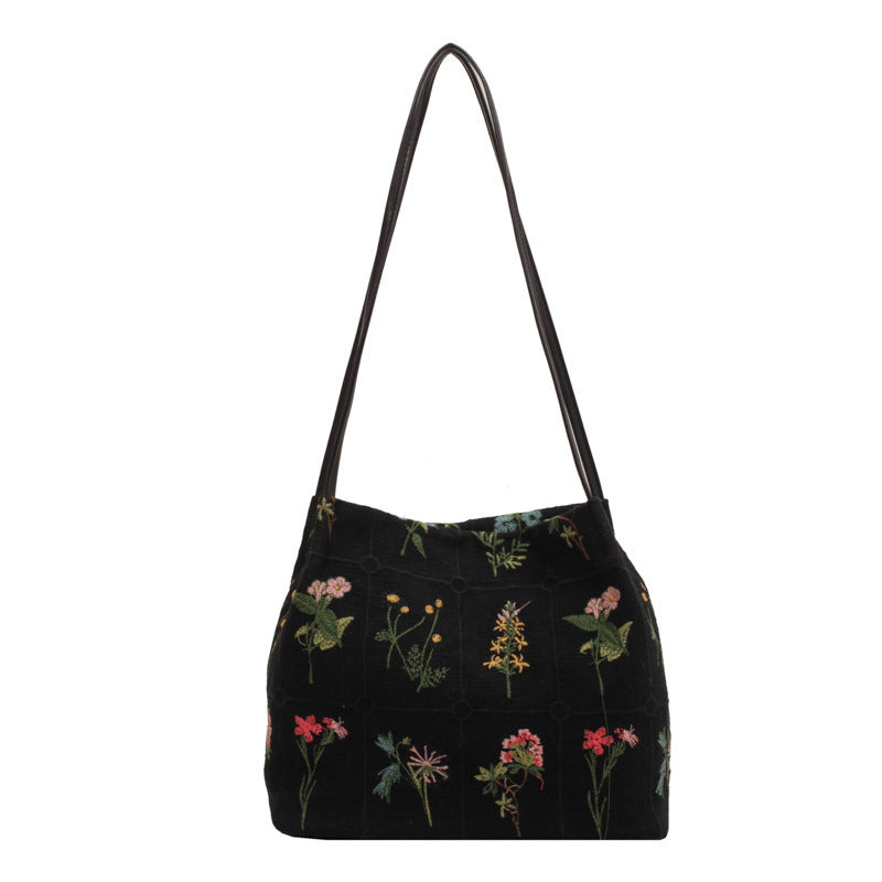 Flower Print Fashion Shoulder Bag
