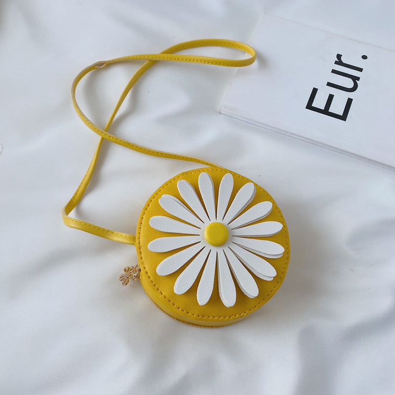 Flower shoulder bag children's coin purse