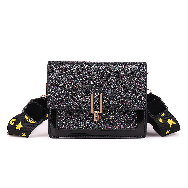 Sequin shoulder bag