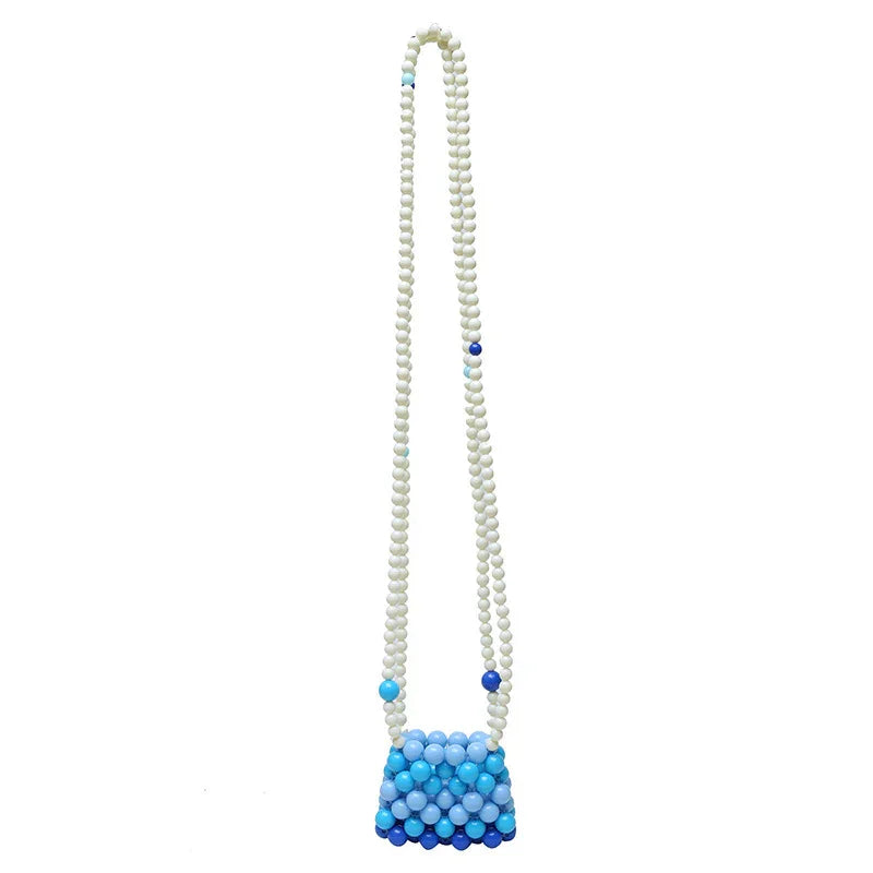Acrylic Bag Women Retro Mini Color Beaded Bag