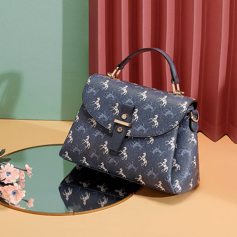 Printed shoulder bag