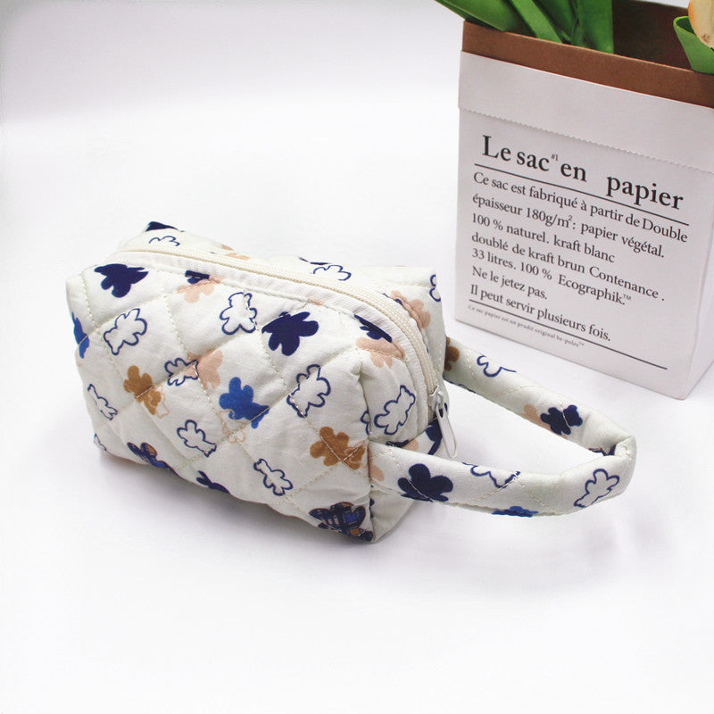 Women's Fashion Personalized Flower Cosmetic Bag