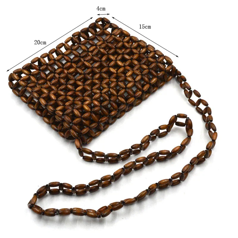 Hollow Beaded Crossbody Bag