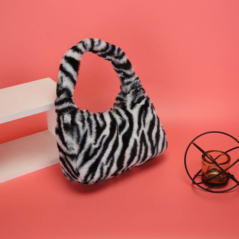 Plush shoulder bag