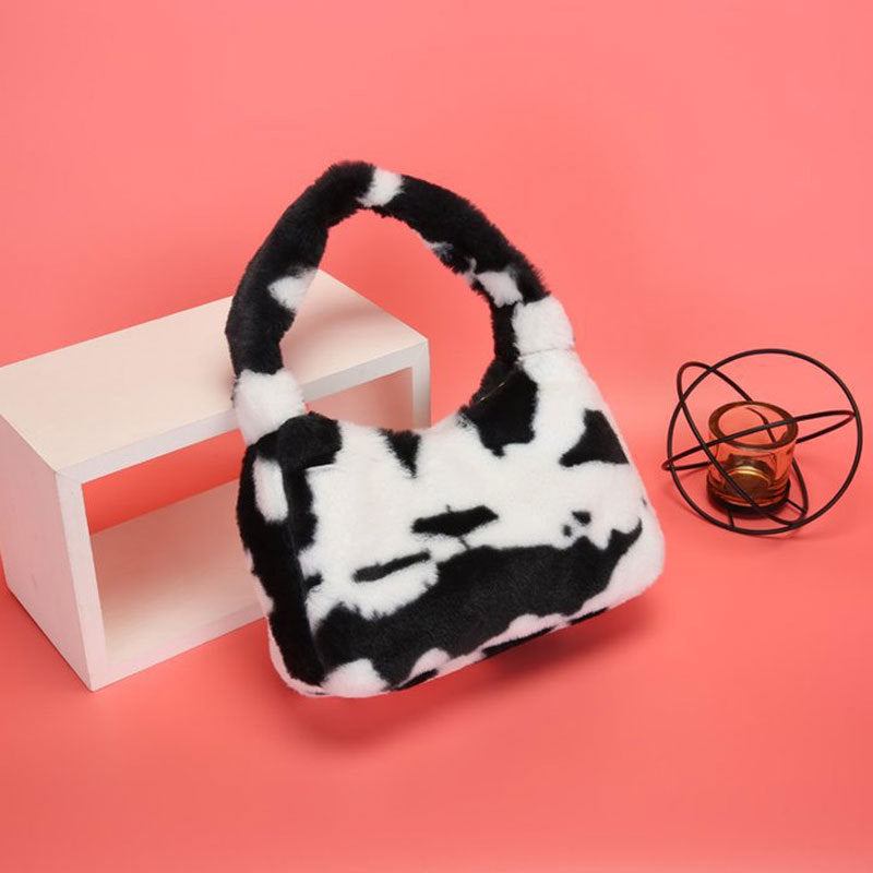 Plush shoulder bag