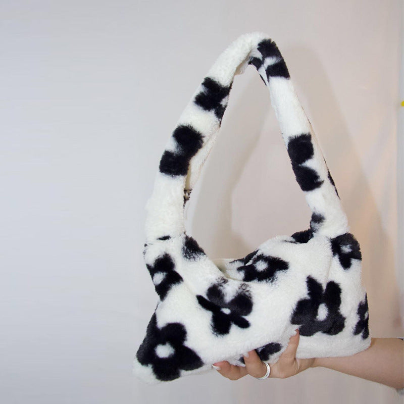 Flower underarm hair bag