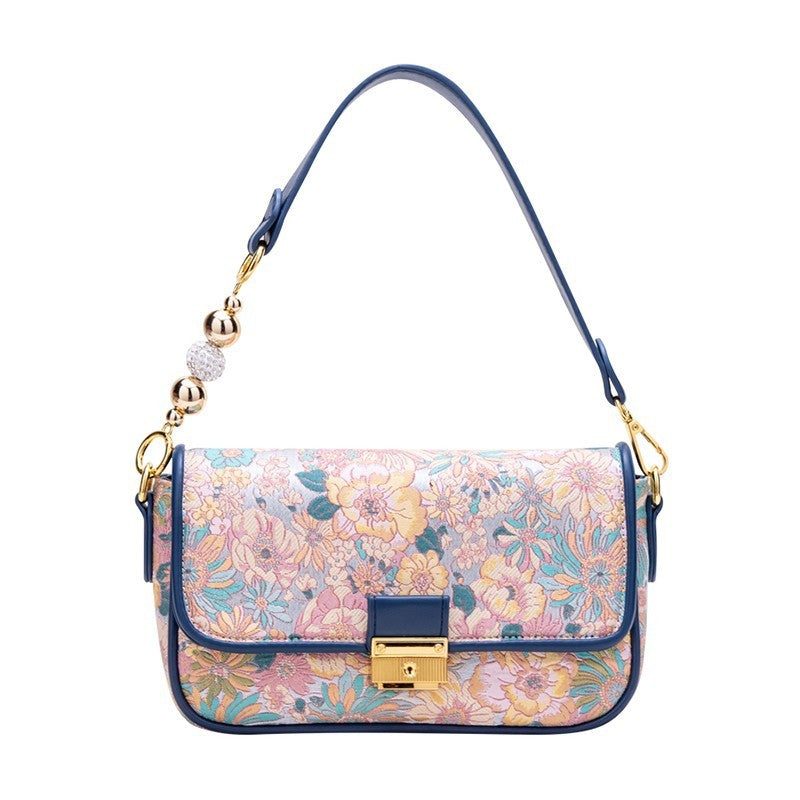 Vintage Flower Shoulder Messenger Bag