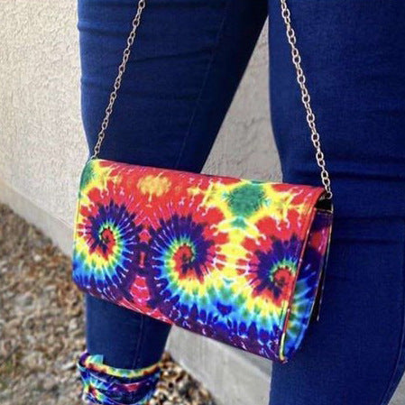 Fashion Sun Flower Women's Clutch Bag Net Red Messenger Bag