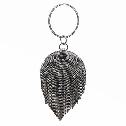 Fringed Beaded European And American Style Bag