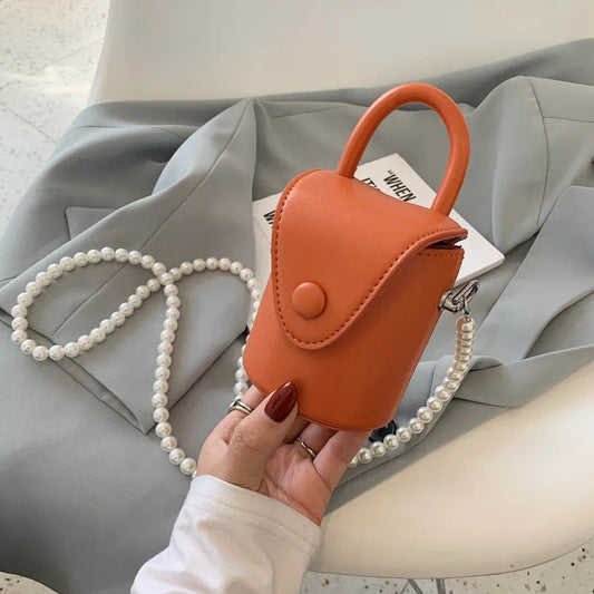 Shoulder Bag Messenger Bag Pearl Beaded Chain