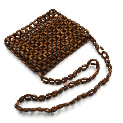 Hollow Beaded Crossbody Bag