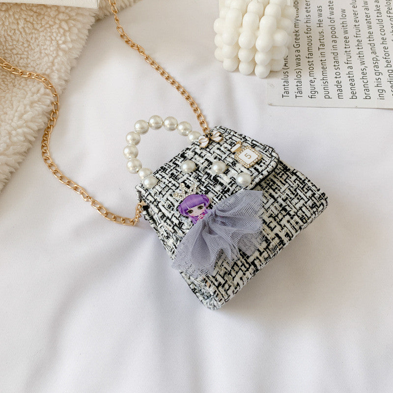 Fashion Small Fragrance Accessories Bag Chain Cute Flower Shoulder Bag
