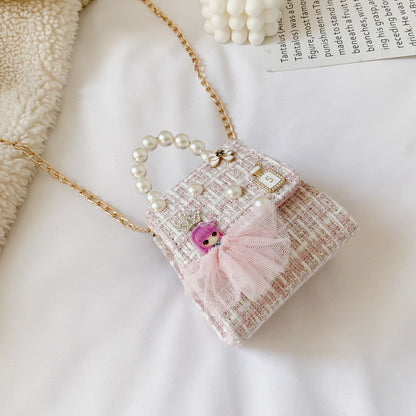 Fashion Small Fragrance Accessories Bag Chain Cute Flower Shoulder Bag