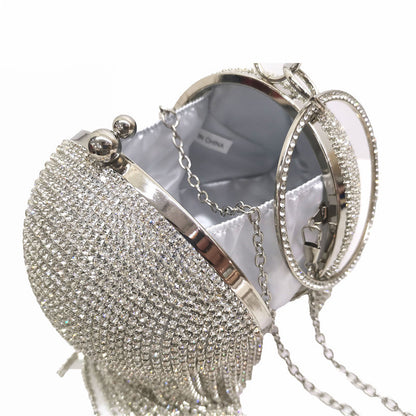 Fringed Beaded European And American Style Bag
