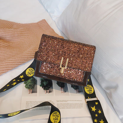 Sequin shoulder bag