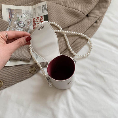 Shoulder Bag Messenger Bag Pearl Beaded Chain