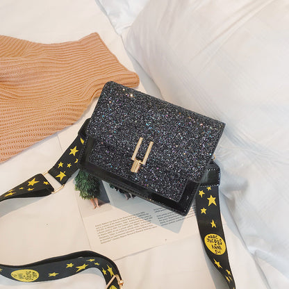 Sequin shoulder bag