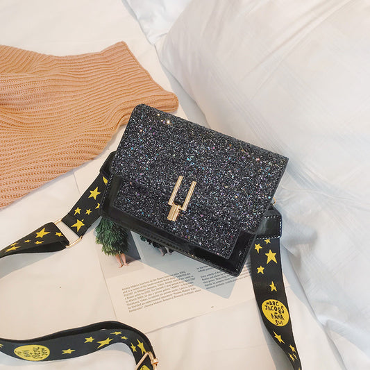 Sequin shoulder bag