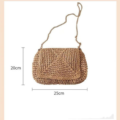 Three-dimensional Flower-shaped Retro Messenger Bag