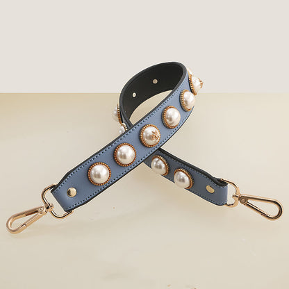Pearl flower shoulder bag