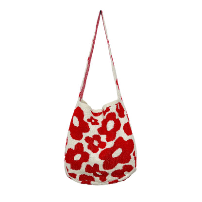 Women's Fashion Flower Bag Large Capacity