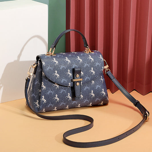 Printed shoulder bag
