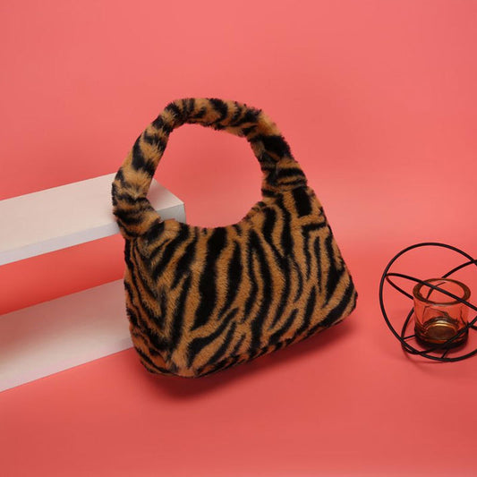 Plush shoulder bag
