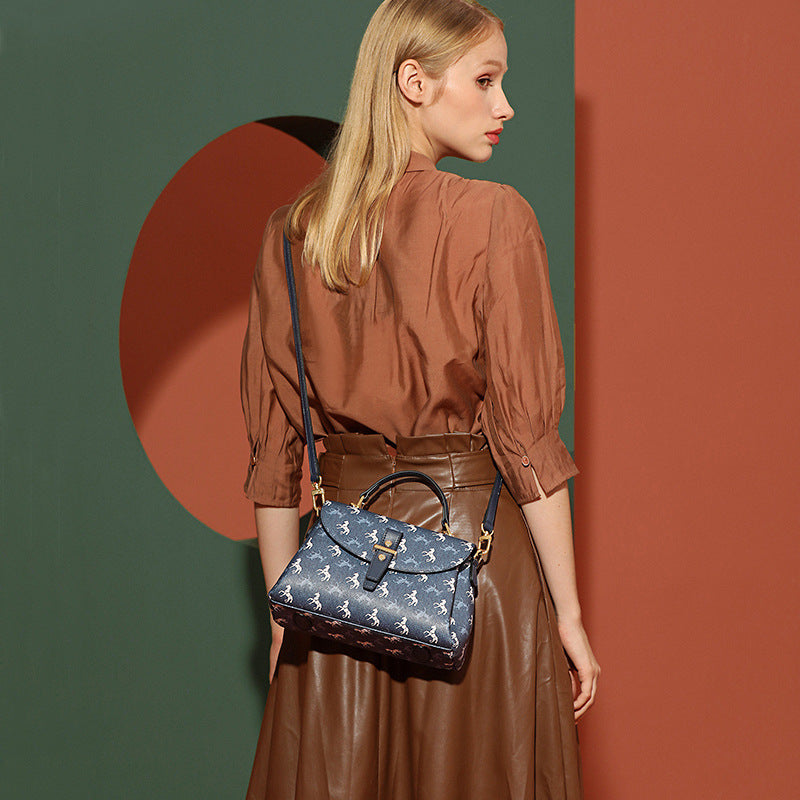 Printed shoulder bag