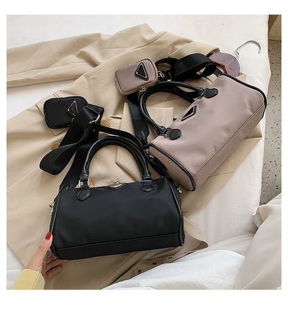 Canvas Boston bag shoulder bag