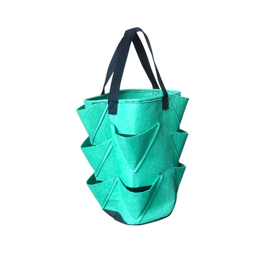 Woven Strawberry Bag Gardening Flower Plants