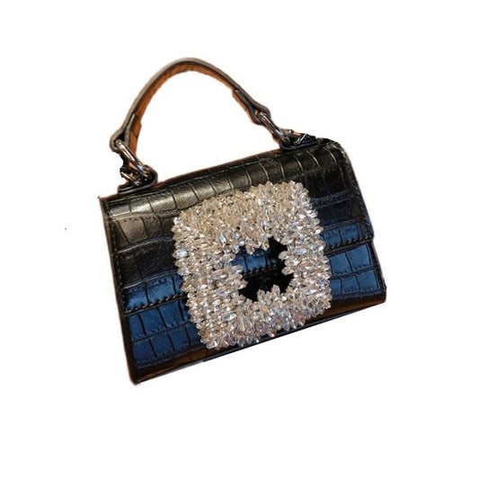 Handmade Diamond Inlaid Flower Quality Bag