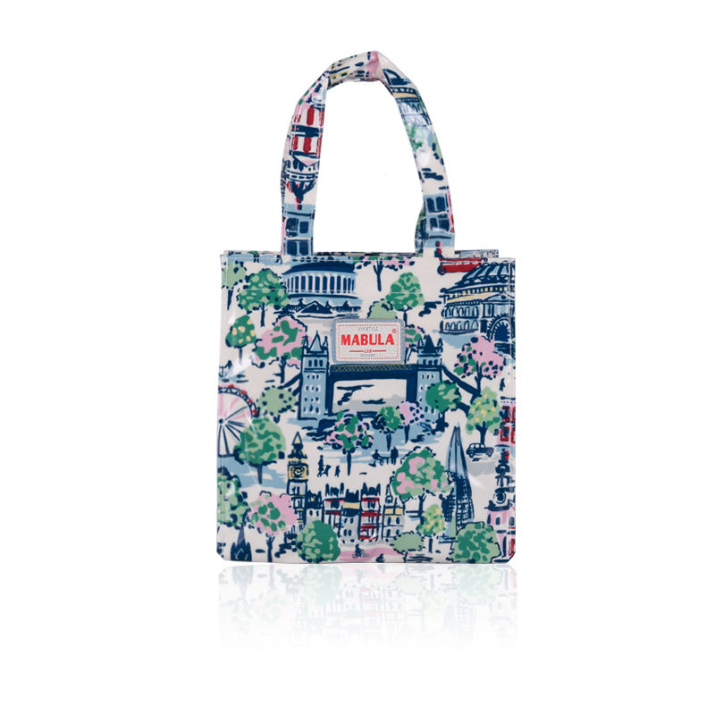 Plastic Flower Material Handy Shopping Bag Eco Bag Storage Bag