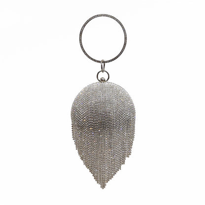Fringed Beaded European And American Style Bag