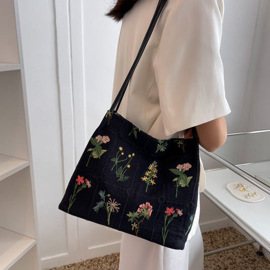 Flower Print Fashion Shoulder Bag