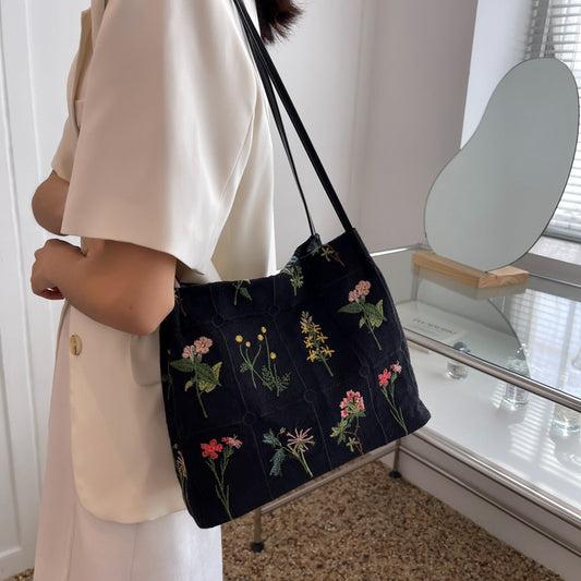 Flower Print Fashion Shoulder Bag