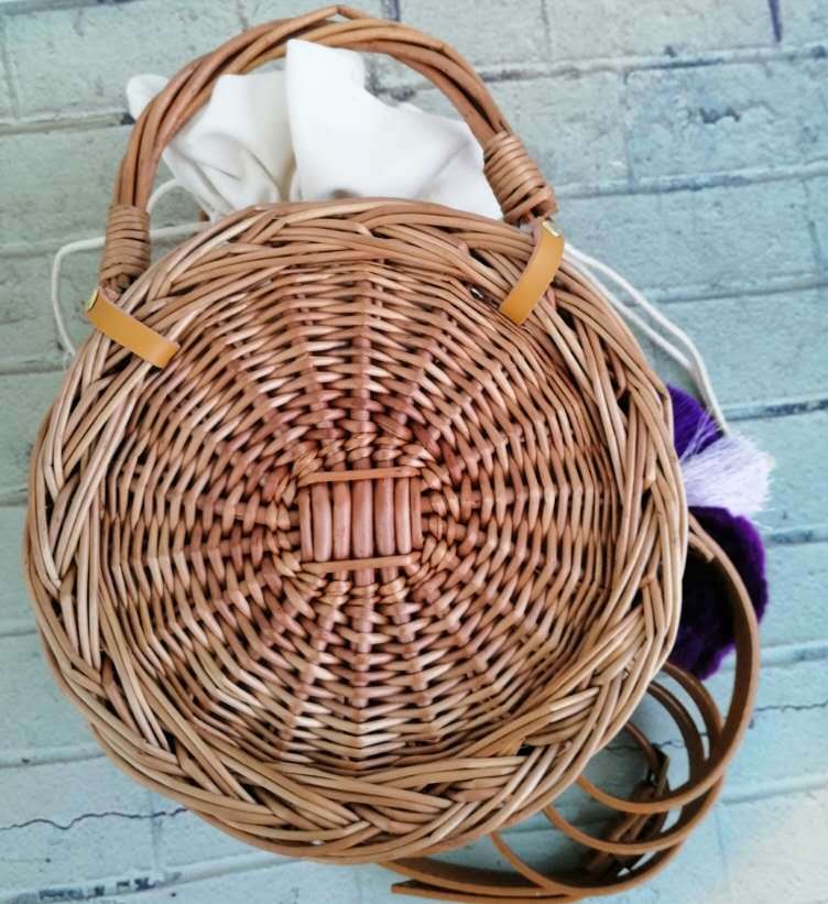 New Ladies Flower Basket Princess Bag