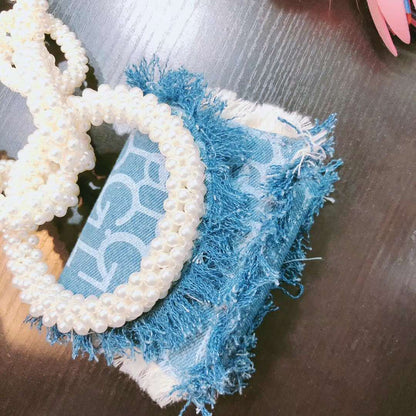 Hand-To-Hand New Pearl Bag Handmade Beaded Chain
